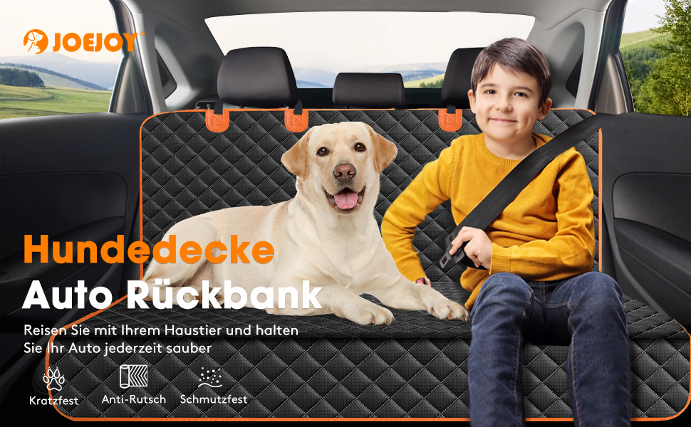 JOEJOY HOUSSE DE siège arrière pour Chien Tapis de Coffre avec Protection  de  EUR 59,24 - PicClick FR