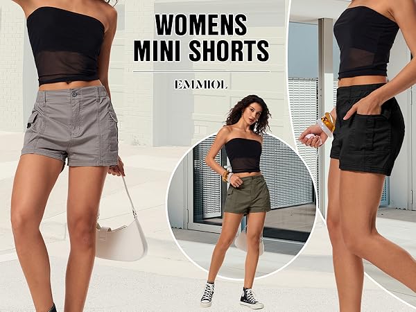 Cargo Shorts for Women Trendy 2025 Summer High Wasited