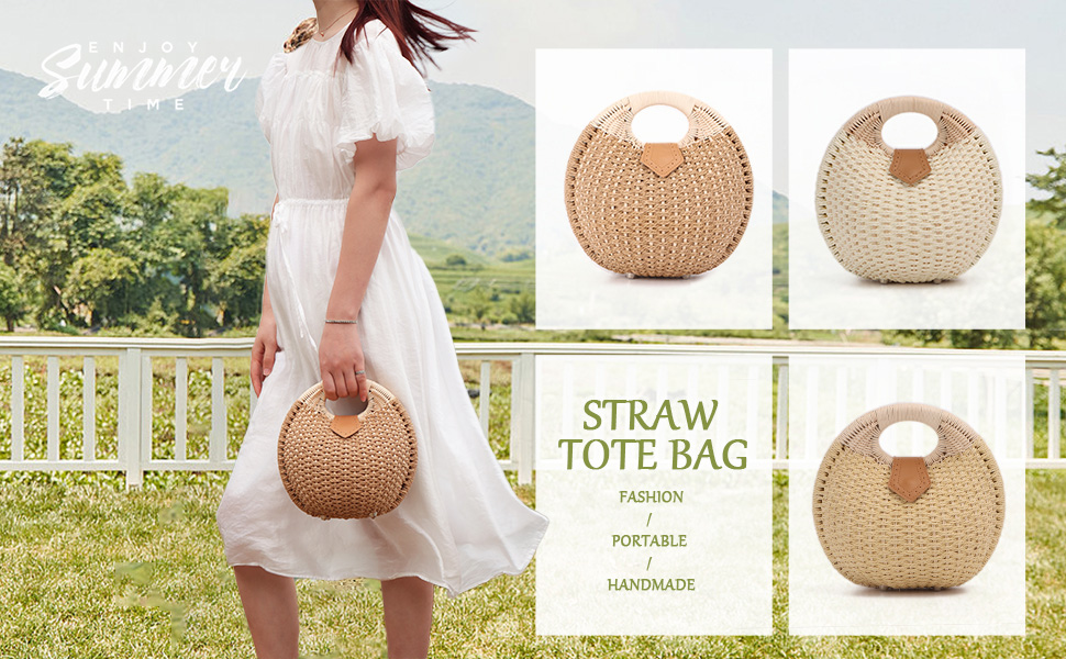 straw tote