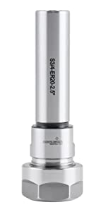 Accusize Industrial Tools 3/4 Straight Shank Holder for ER20 Collets