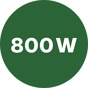 800W green