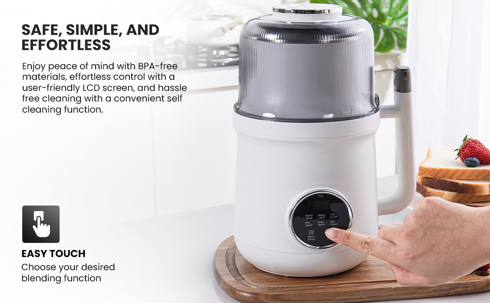 self cleaning blender stainless steel blender 32 oz drink maker 32oz plant milk blender