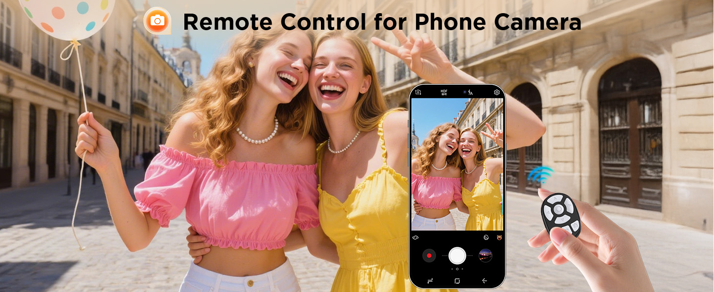 remote control for phone camera