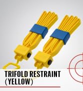 ASP Tri-Fold Restraints, Disposable Handcuffs, Police Gear and Security Guard Flex Cuffs, Law Enf...