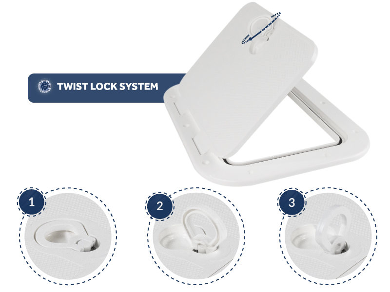 five oceans boat hatch deck lids access