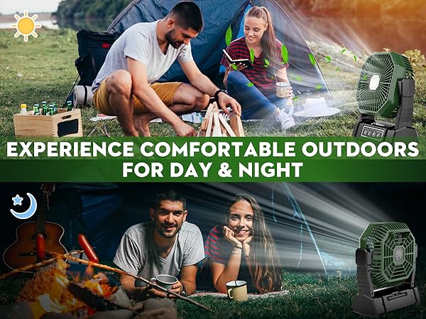 camping fan rechargeable
