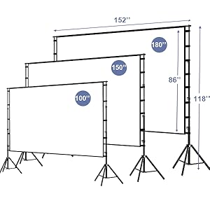 projector screen and stand