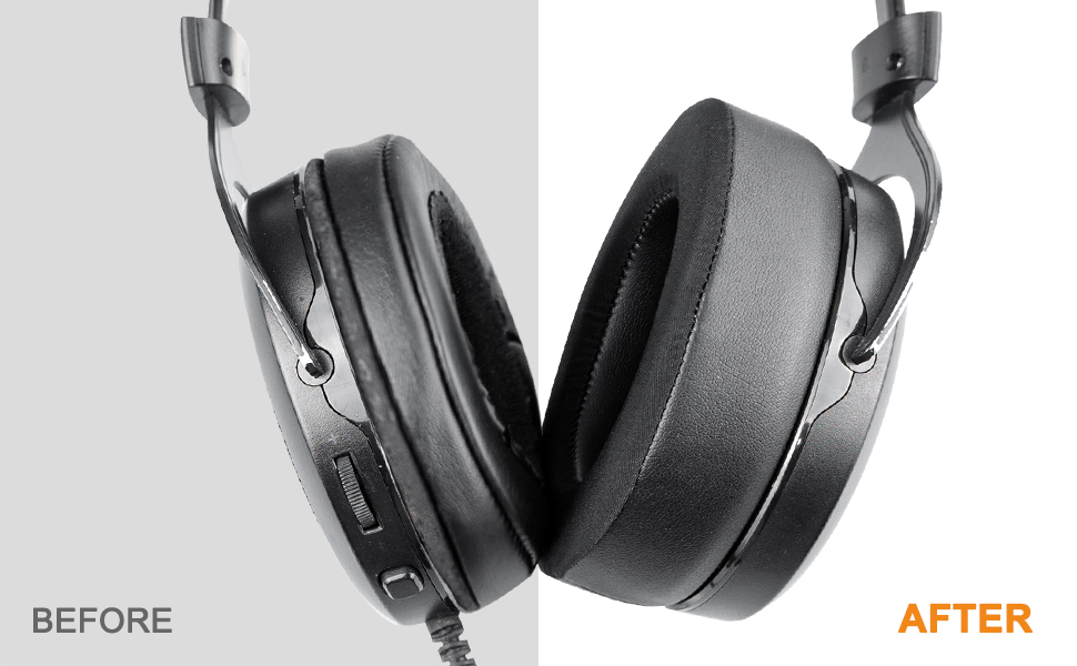 SOULWIT CoolingGel Earpads Cushions Replacement for Corsair HS75 XB HS70/Pro HS60
