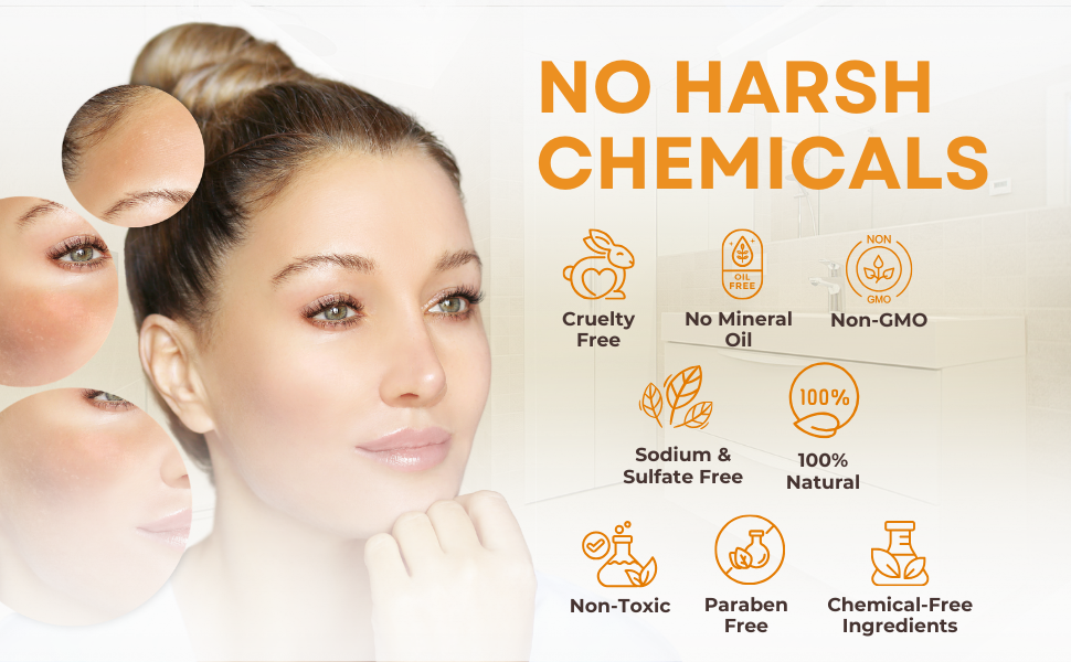 cleanser turmeric brightening dark spot treatment acne scar remover skin tone balance organic all