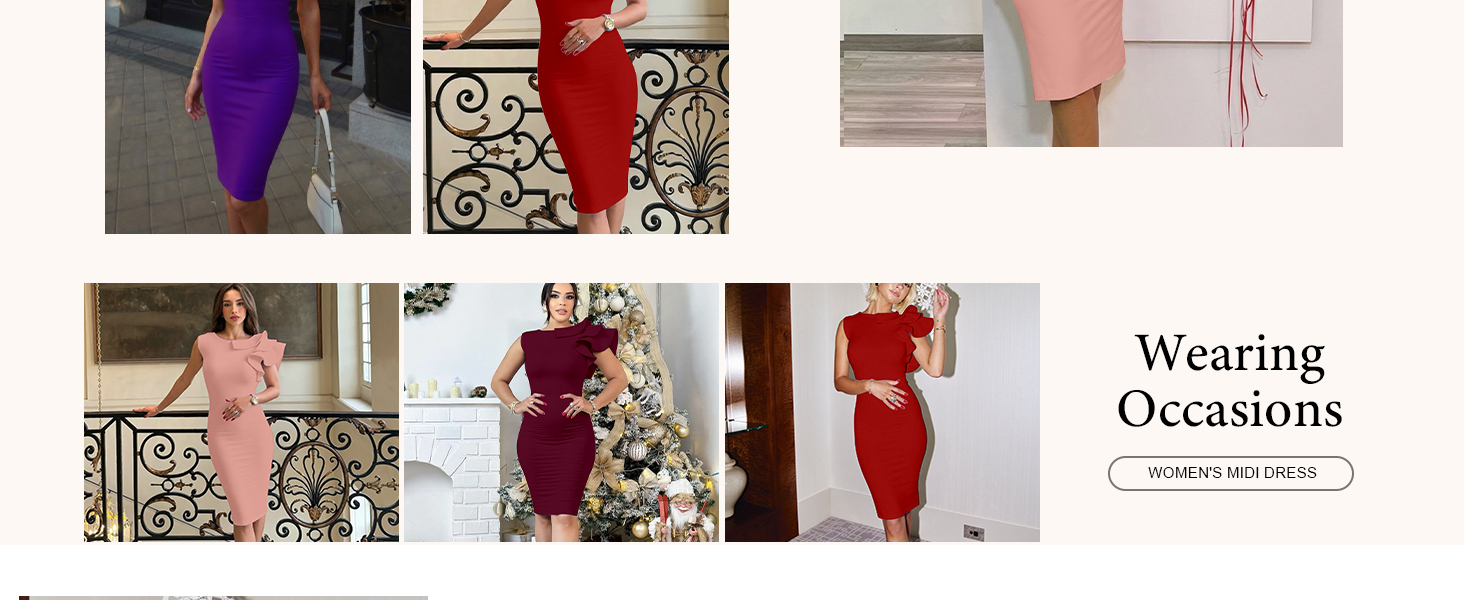 classy party ruffle dress