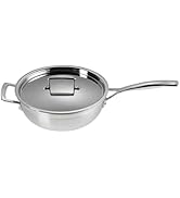 Le Creuset Stainless Steel Classic 3-Ply Chef's Pan, 3.5qt