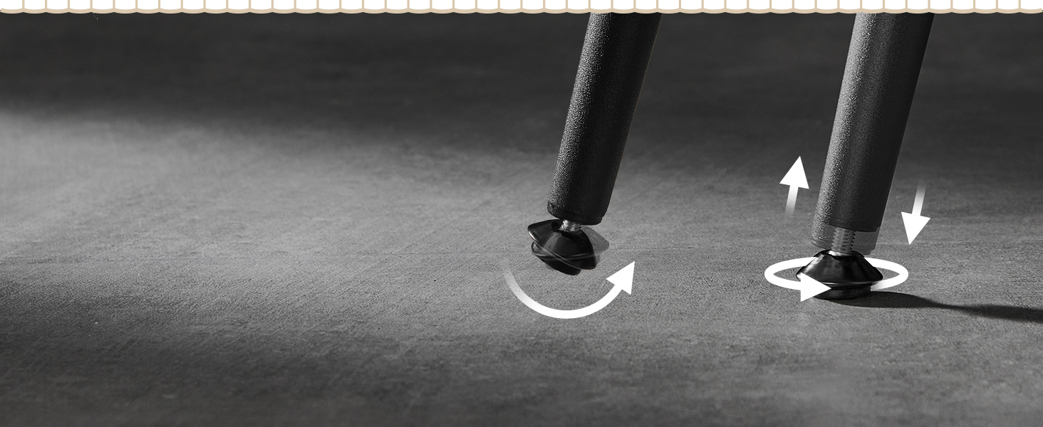 Verstellbare Universalfüße