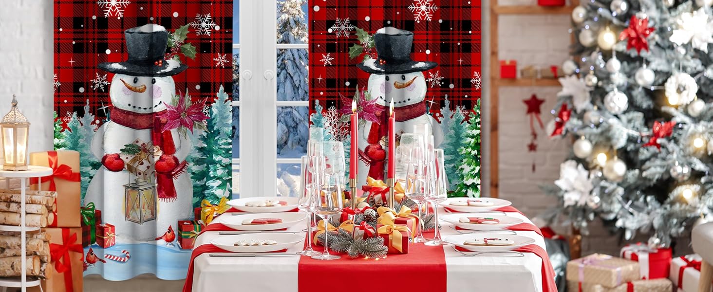 Christmas Kitchen Curtains
