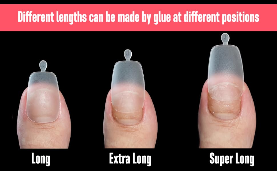 different length for long toe nails