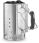 Weber Rapidfire Chimney Starter, Standard, Silver