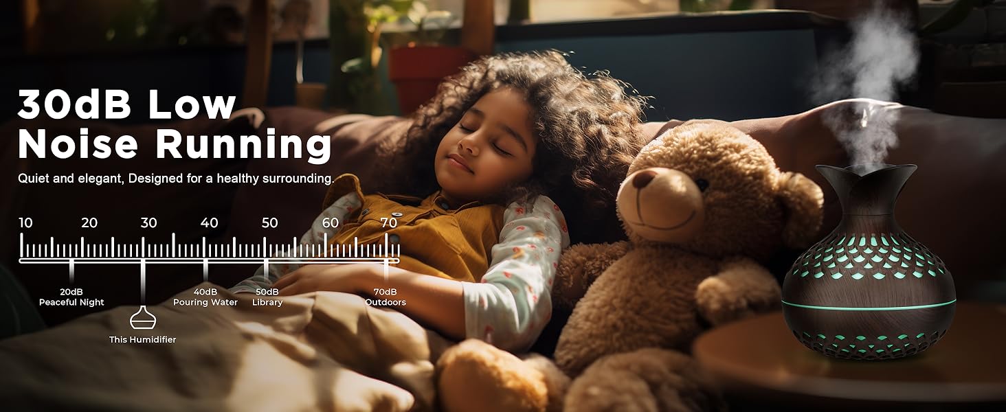 small wood vase humidifier