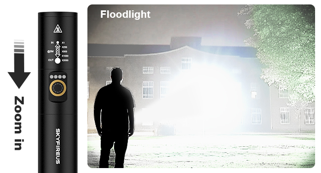 SKYFIRE LED Rechargeable Flashlight High Lumens  