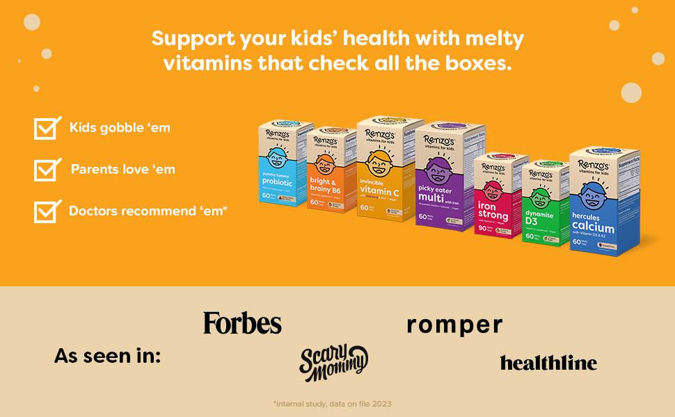Support your childs healthy with melty vitamins that check all the boxes.
