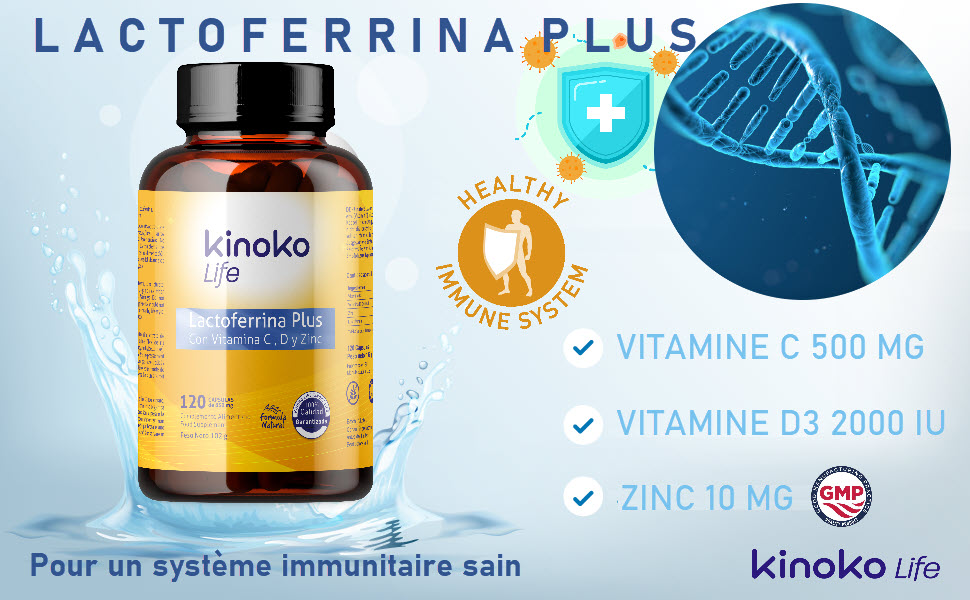 lactoferrine plus sisteme immunitario jarmor jarrow kinoko life extension vitamina c d zinc pur