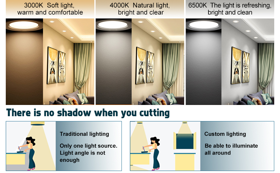 Recessed Light 4 inch Slim LED Downlight Without Junction
