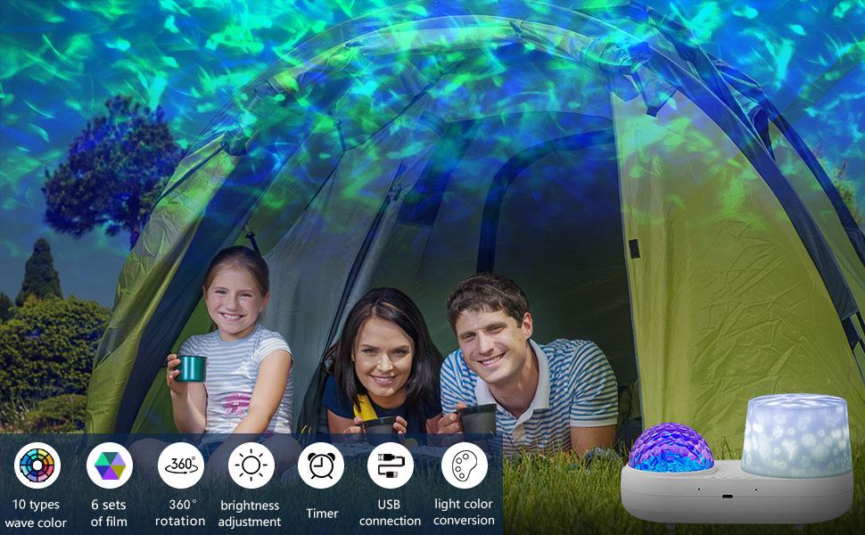 Ocean Star Projector, Night Light Projector for Kids