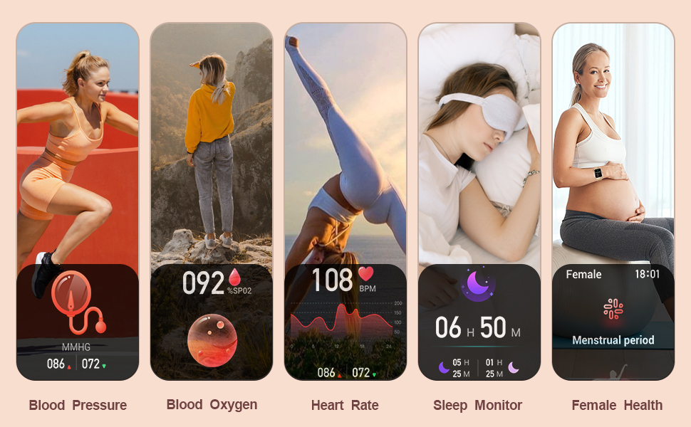 waterproof watch smart watch for android phones heart rate monitor watch smart watches for women