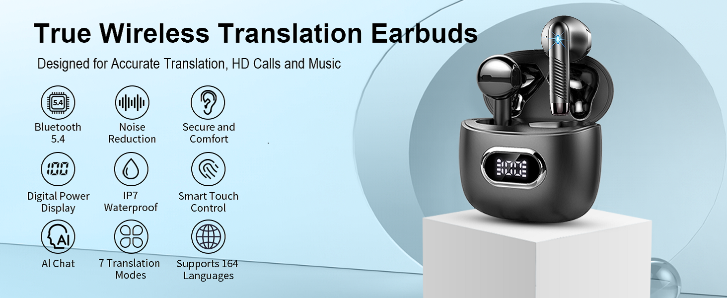 Bluetooth Translator Earbuds