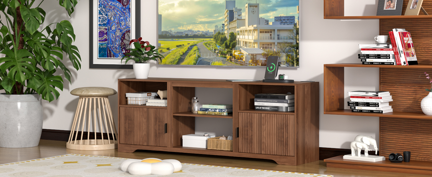 Entertainment Center with Adjustable