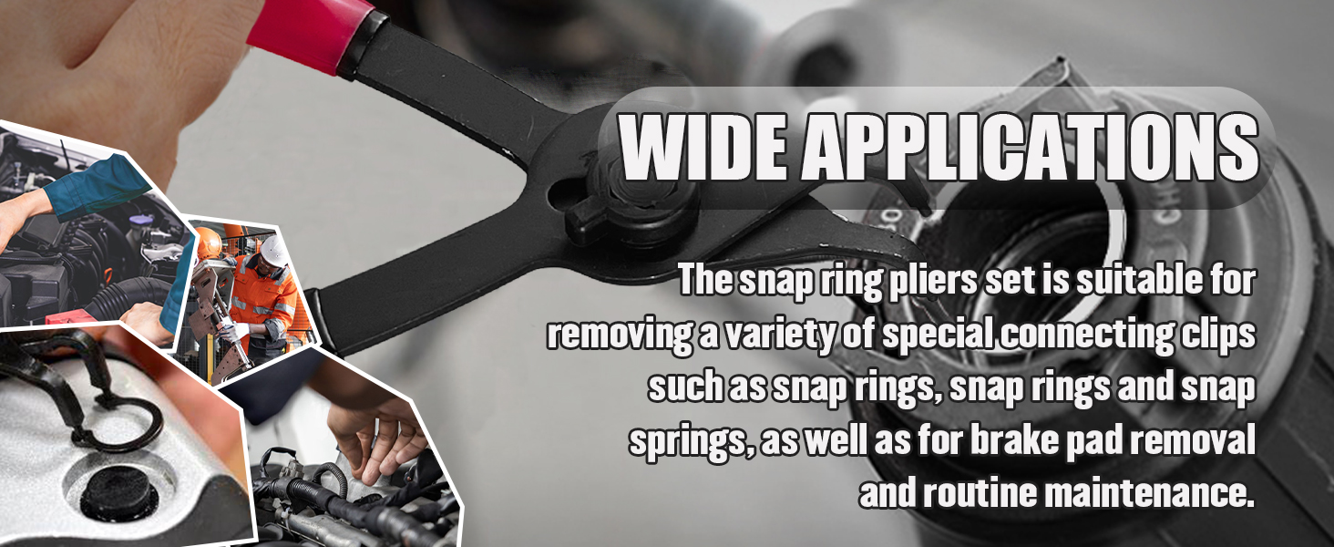  12pcs Snap Ring Pliers Set 