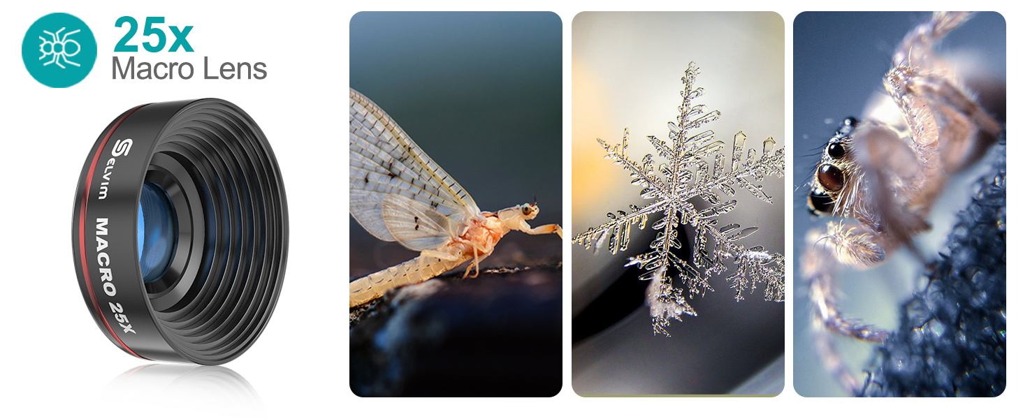 Selvim Phone Camera Lens Phone Lens Kit with 22X Telephoto Lens, 235