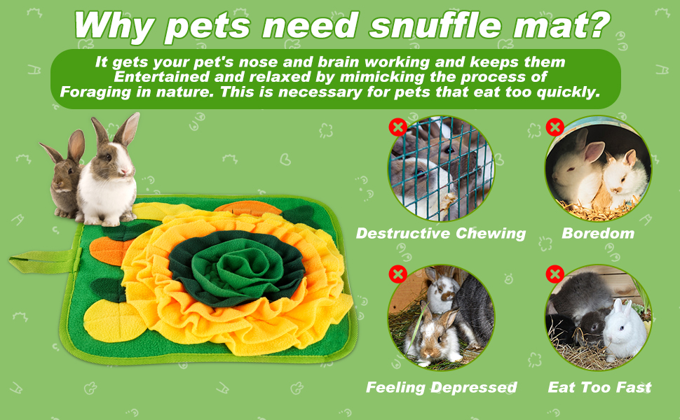 Rabbit Foraging Mat