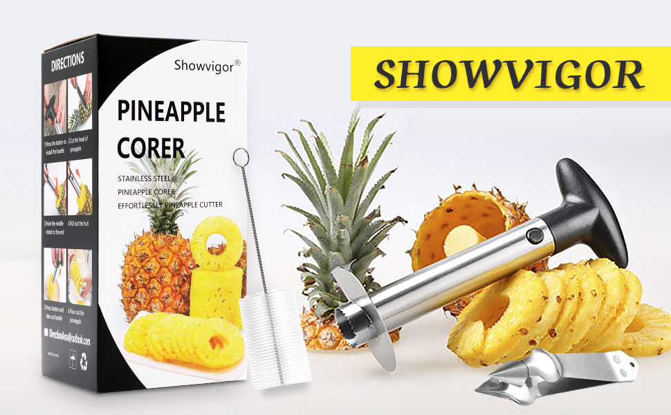 Pineapple Corer Remover, Stainless Steel Pineapple Core Remover Tool