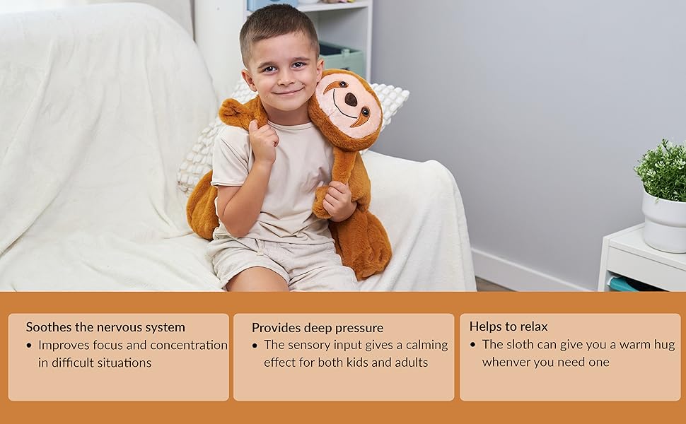 Weighted Lap Pad for Kids | Calming & Comforting | Weighted Lap Animal | Sensory Weighted Animals