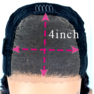 Wear and Go Limfri Bob Parykker Ægte Hår Præplukket Præskåret Vandbølget Krøllet Bob Paryk Ægte Hår Limfri Kort 4×4 Lace Front Parykker Ægte Hår_voghion.com