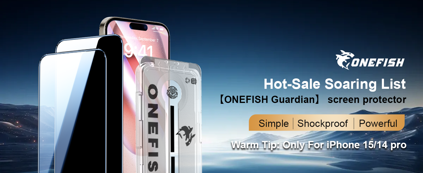 one fish screen protector iphone 14 pro privacy screen protector