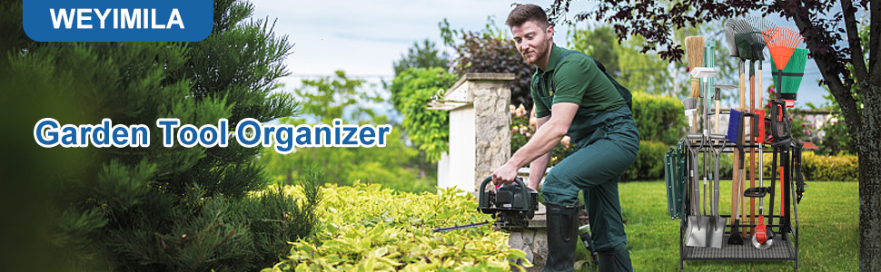 weyimila Garden Tool Organizer for Garage