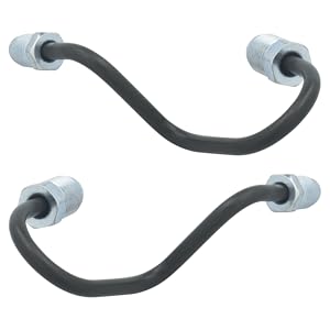 Pulchra 2PCS Car Brake Hoses 100mm Rear Brake Pipes Compatible with V-W ...