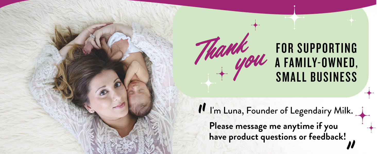 Thank you from Luna, our founder, we are a family-owned, small business
