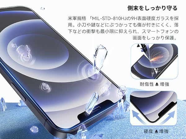 iPhone 12 mini　ホワイト　保護フィルム＆イヤホン付き Amazon | NIMASO ガラスフィルム iPhone 12 mini 用 強化 ガラス