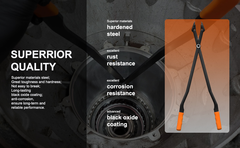 1489-26" Internal Retaining Ring Pliers, Large Transmission Snap Ring Tools