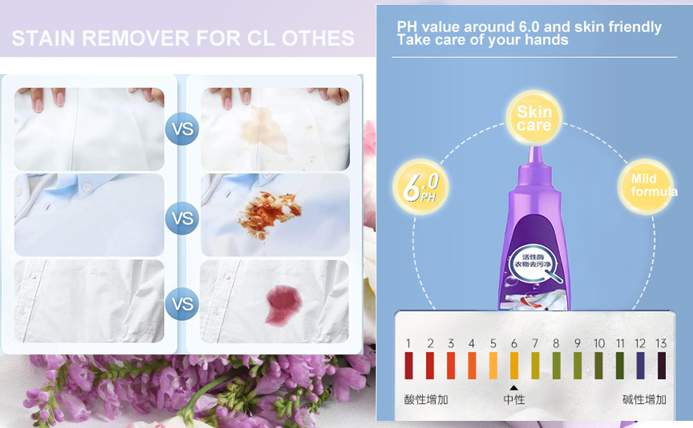 2PCS Active Enzyme Laundry Stain Remover White Shirt