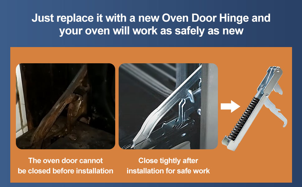 Frigidaire Oven Door Hinge Replacement www.amazon.com