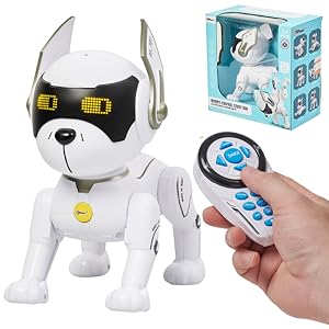 Amazon.com: Top Race Robot Dog - Interactive Rechargeable RC