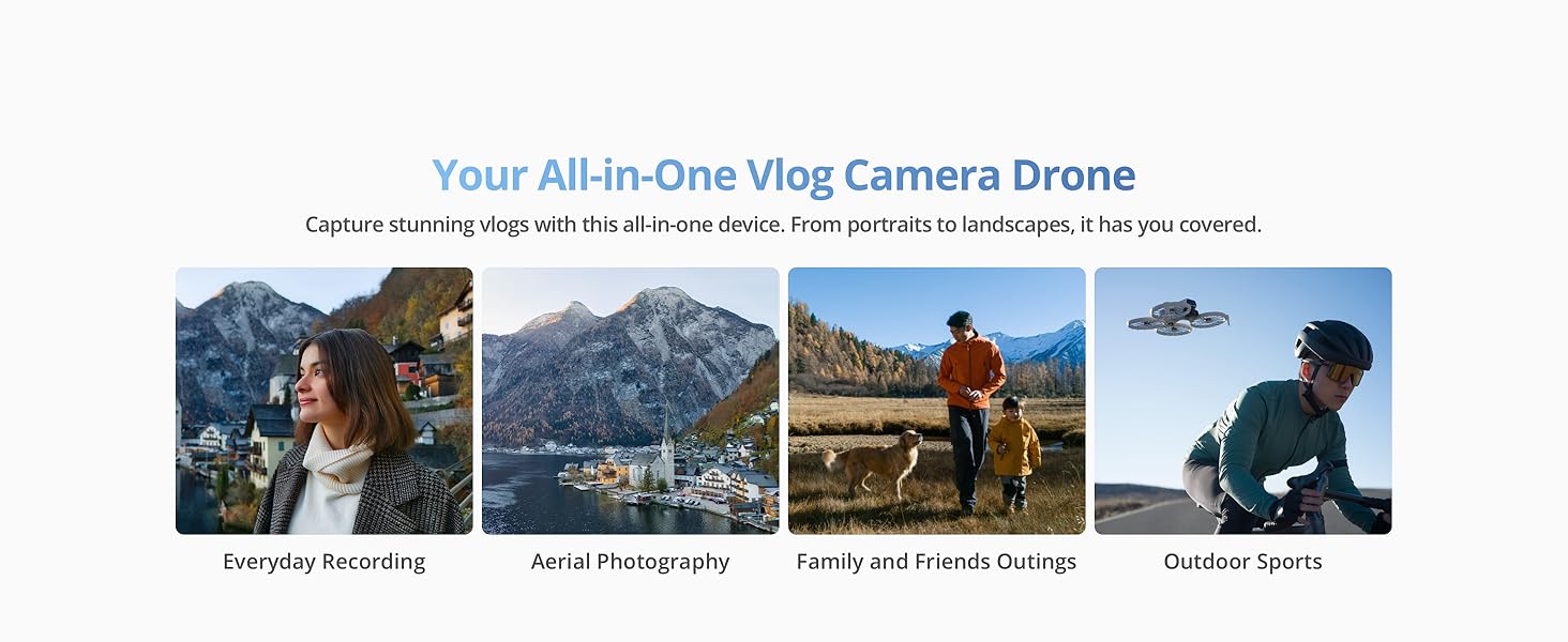 DJI Flip Drone RC 2 is your all-in-one vlog camera drone. 
