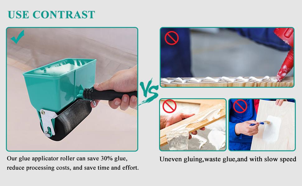 Serplex® 320ml Portable Glue Applicator Roller Manual Liquid Glue