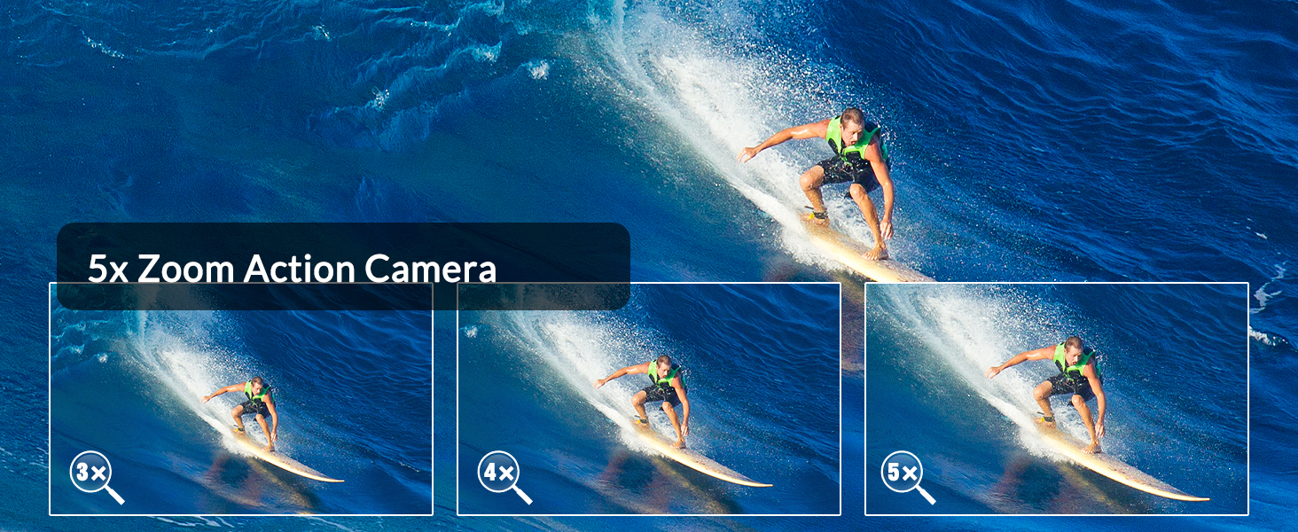 5 x Zoom action camera