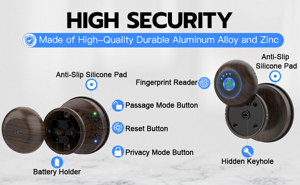 fingerprint door knob