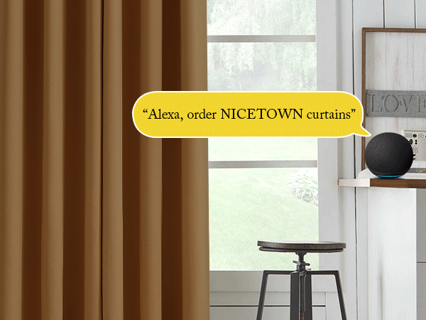 Amazon.com: NICETOWN Gold Brown Curtain 78 inch Long, 1