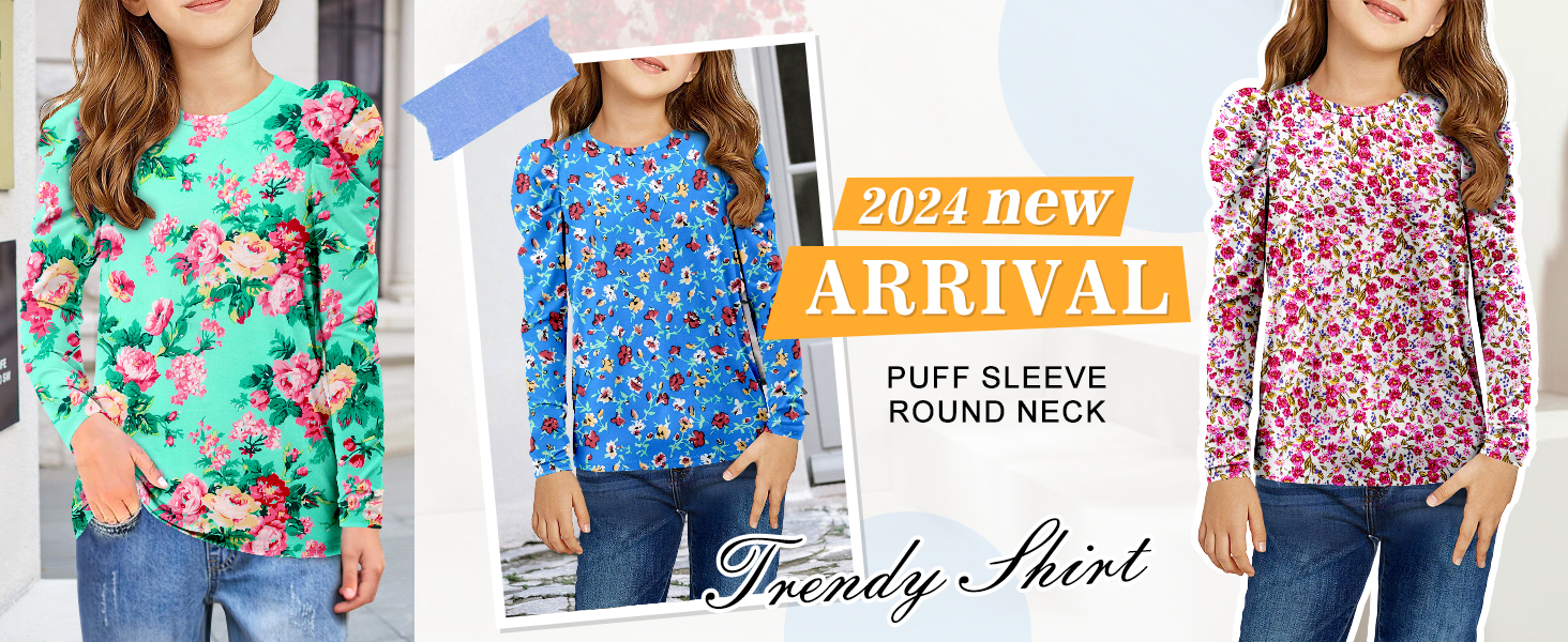 girls long sleeve shirts