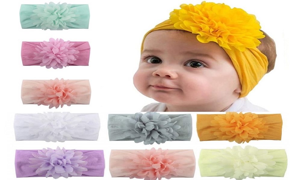 Baby Girls Nylon Headbands